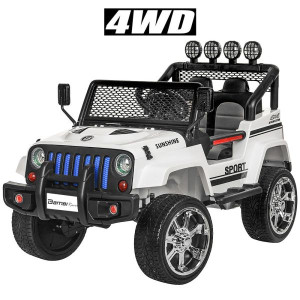 Дитячий електромобіль Джип Bambi Jeep Wrangler M 3237EBLR-1 фото